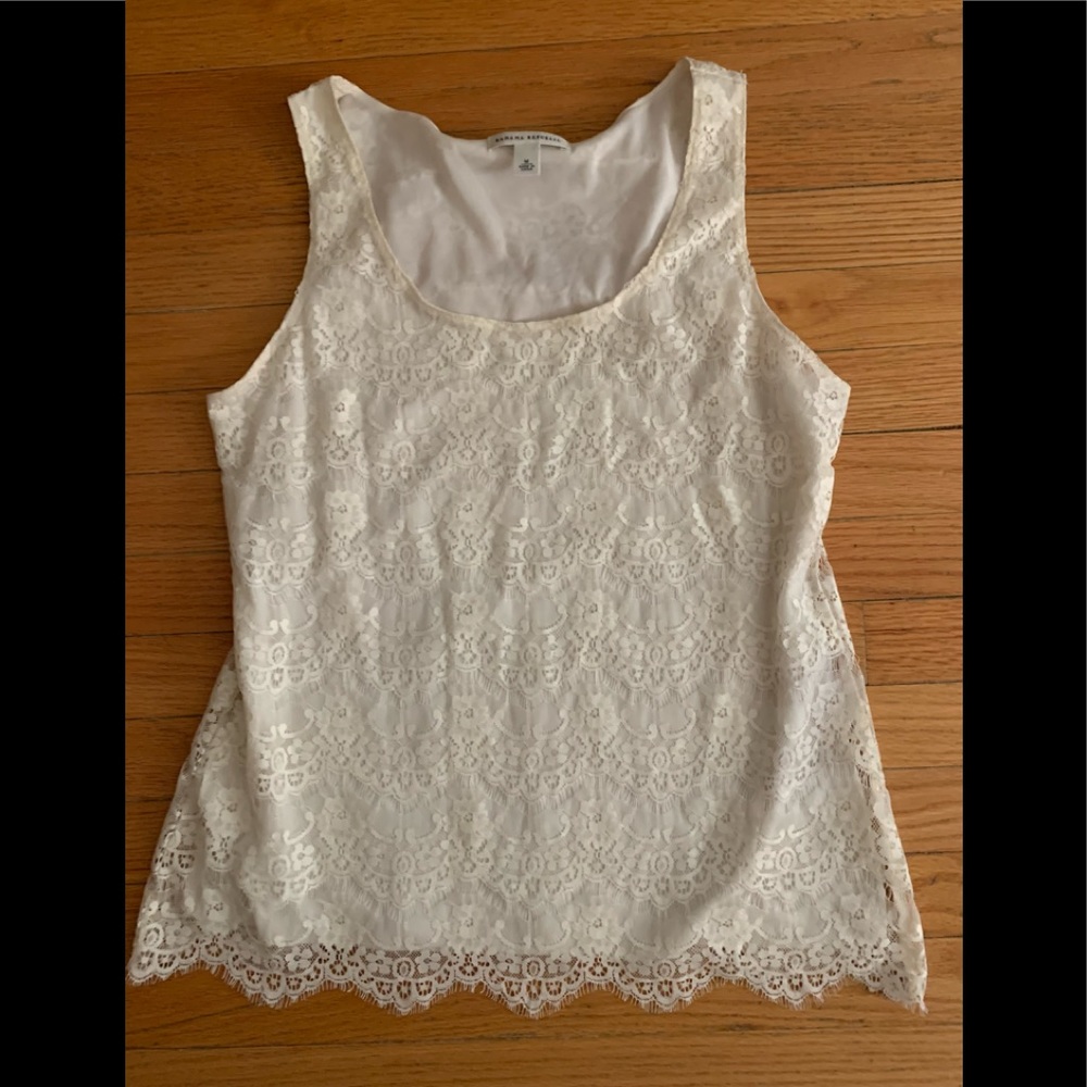 BANANA REPUBLIC Lace Tank Medium EXCELLENT